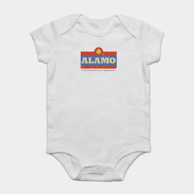 Alamo Beer Vintage Baby Bodysuit by JCD666